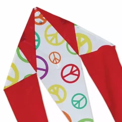 Kites Premier Kites Mini Flo-Tail Delta Kite - Peace Signs