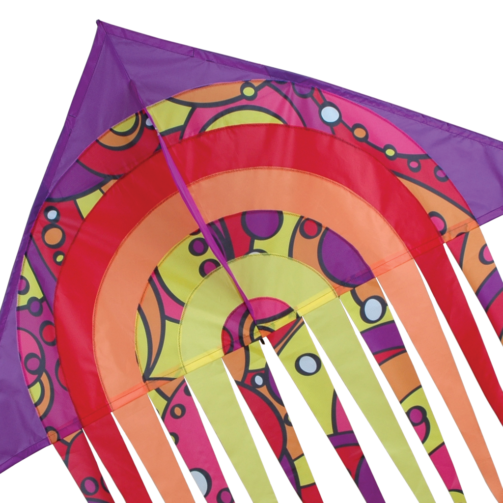 Kites 56 In. Stream Delta Kite - Warm Orbit 3 Kites 56 In. Stream Delta Kite - Warm Orbit