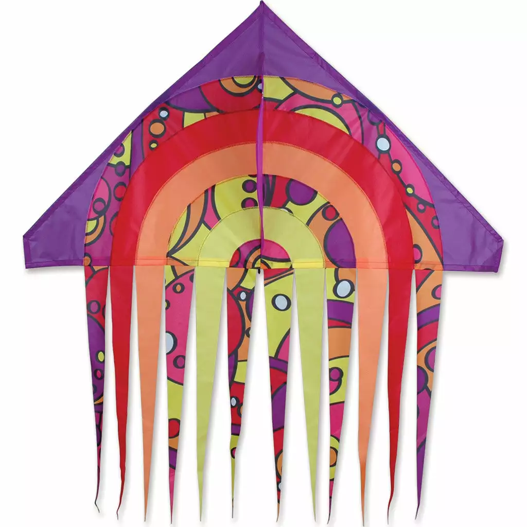 Kites 56 In. Stream Delta Kite - Warm Orbit 4 Kites 56 In. Stream Delta Kite - Warm Orbit