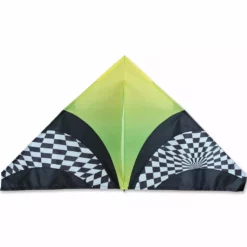 Kites 56 In. Delta Kite - Green Op Art Premier Kites