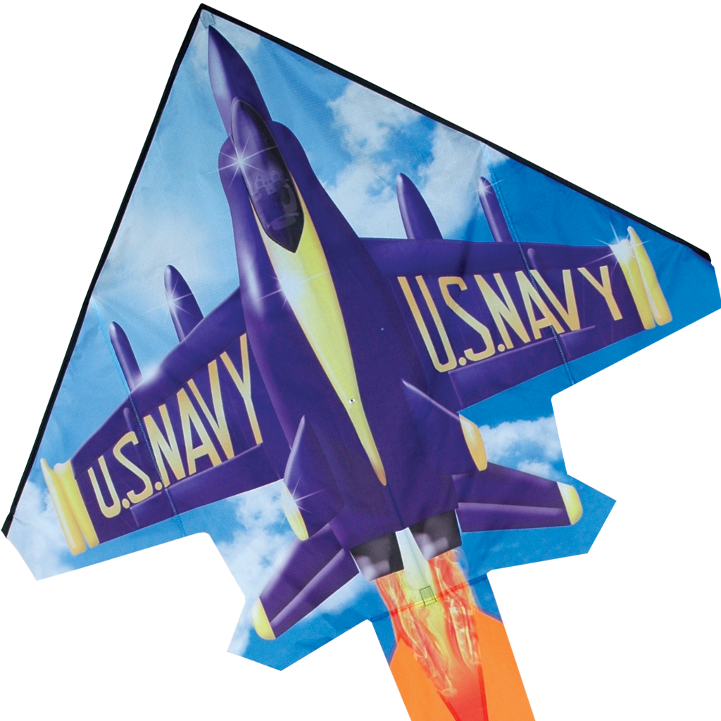 Kites 2D Jet Kite - Blue Angel Premier Kites 3 Kites 2D Jet Kite - Blue Angel Premier Kites