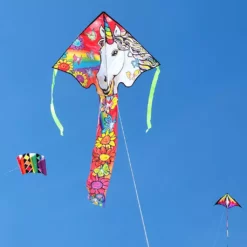 Kites Premier Kites Large Easy Flyer Kite - Unicorn Flowers