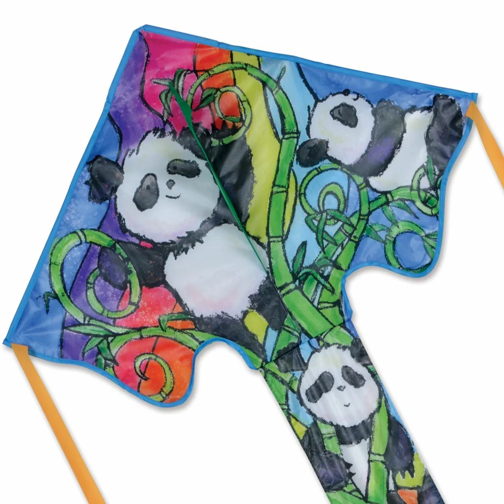 Kites Large Easy Flyer Kite - Pandas Premier Kites 3 Kites Large Easy Flyer Kite - Pandas Premier Kites