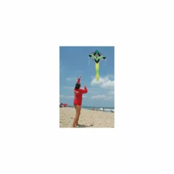Kites Large Easy Flyer Kite - Green Op-Art 7 Kites Large Easy Flyer Kite - Green Op-Art