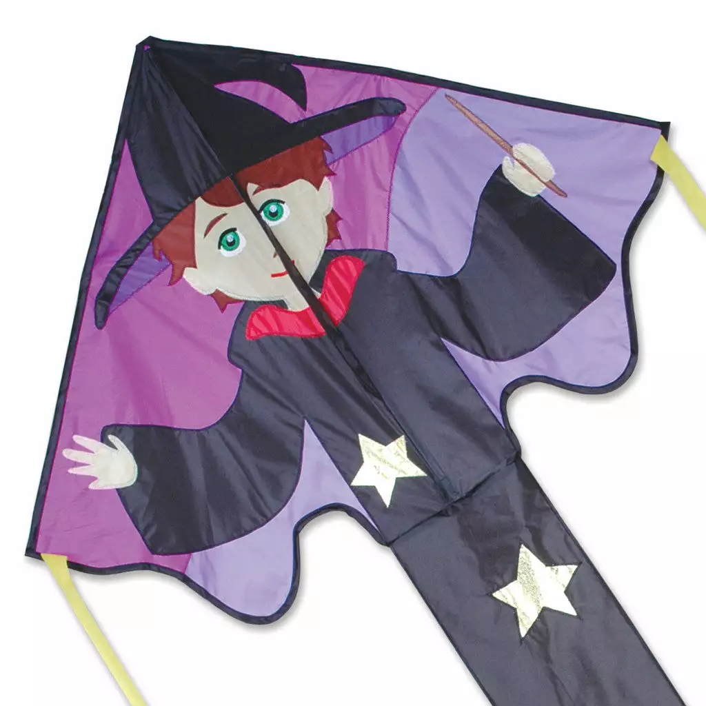 Kites Premier Kites Large Easy Flyer Kite - Ned Wizard 3 Kites Premier Kites Large Easy Flyer Kite - Ned Wizard