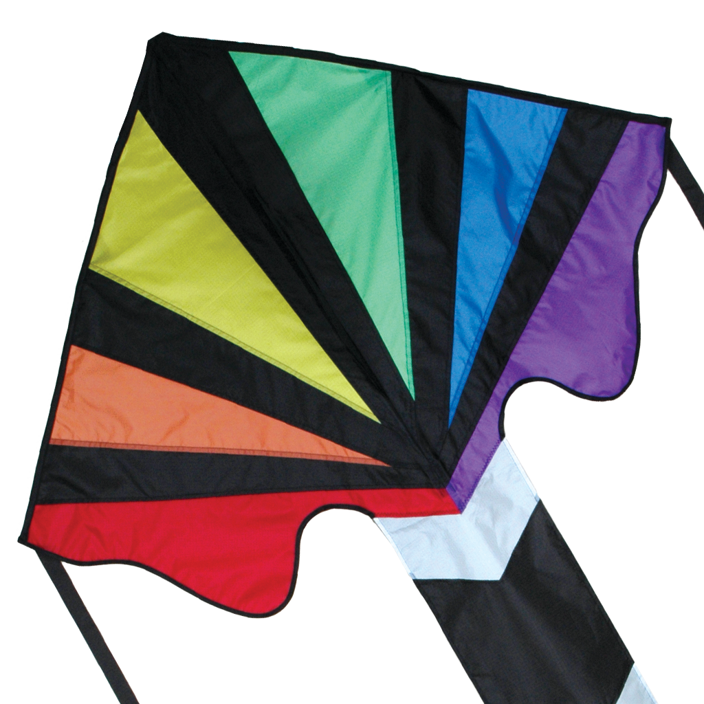 Kites Large Easy Flyer Kite - Rainbow Fountain Premier Kites 3 Kites Large Easy Flyer Kite - Rainbow Fountain Premier Kites
