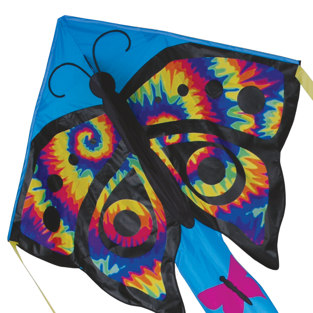 Kites Premier Kites Large Easy Flyer Kite - Tie Dye Butterfly 3 Kites Premier Kites Large Easy Flyer Kite - Tie Dye Butterfly