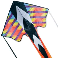 Kites Premier Kites Zephyr Kite - Rainbow Geometric
