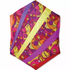 Collections Kites Collections Rokkaku Kite - Warm Orbit Rays