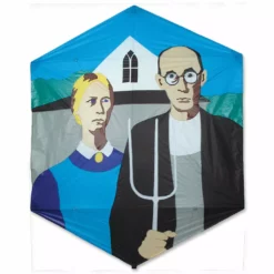 Collections Kites Collections Rokkaku Kite - American Gothic