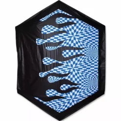 Collections Kites Rokkaku Kite - Op Art Flames