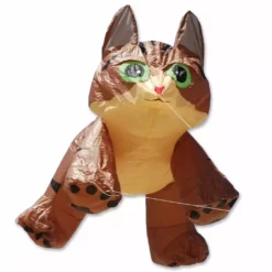 Collections Kites Collections 8 Ft. Brown Tabby Kitten Line Device For Kites