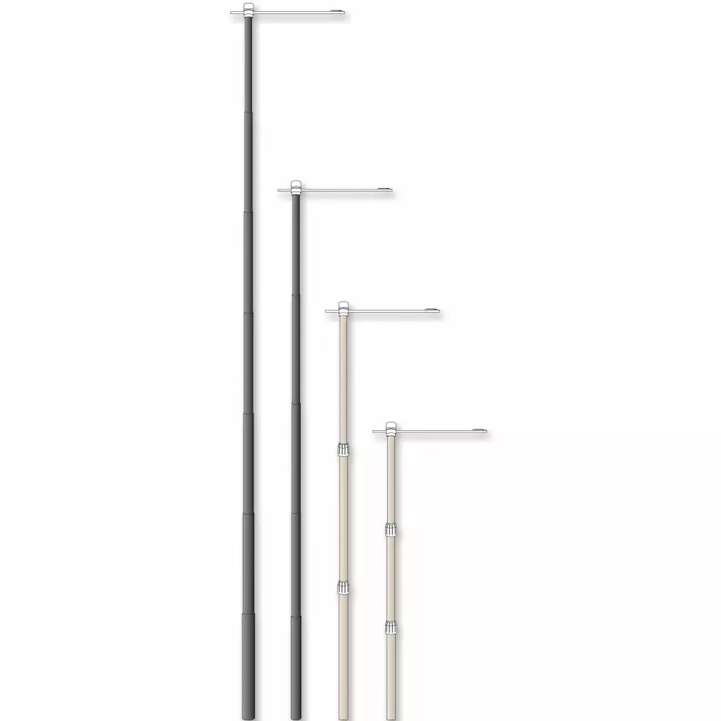 WindGarden Heavy Duty Banner Pole - 10 Ft. 3 WindGarden Heavy Duty Banner Pole - 10 Ft.