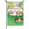 Accent Home & Garden Accent 12 In. Flag - Happy Campers