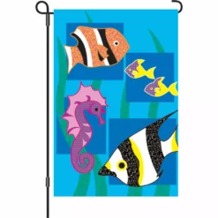 Accent Home & Garden 12 In. Flag - Under The Sea