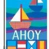 Accent Home & Garden 12 In. Flag - Ahoy Accent