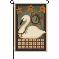 Accent Home & Garden 12 In. Flag - Country Swan