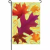 Accent Home & Garden - Sale 12 In. Flag - Swirling Leaves Accent