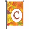 Accent Home & Garden Accent 12 In. Fall Monogram Flag - C