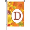 Accent Home & Garden Accent 12 In. Fall Monogram Flag - D