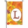Accent Home & Garden Accent 12 In. Fall Monogram Flag - L