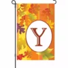 Accent Home & Garden 12 In. Fall Monogram Flag - Y