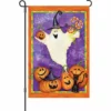 Accent Home & Garden 12 In. Halloween Garden Flag - Ghostly Gifts Accent 2 Accent Home & Garden 12 In. Halloween Garden Flag - Ghostly Gifts Accent