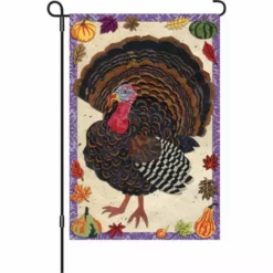 Accent Home & Garden 12 In. Flag - Textured Turkey Accent