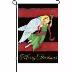 Accent Home & Garden - Sale 12 In. Flag - Yuletide Angel Accent