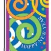 Accent Home & Garden 12 In. Flag - Happy New Year