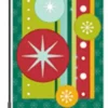 Accent Home & Garden - Sale 12 In. Flag - Retro Christmas Accent