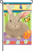 Accent Home & Garden 12 In. Flag - Hip Hop Bunny Accent