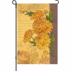 Accent Home & Garden - Sale 12 In. Flag - Chrysanthemums