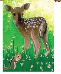 Accent Home & Garden 28 In. Flag - Babes In Woods