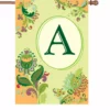 Accent Home & Garden 28 In. Spring Monogram Flag - A Accent