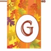 Accent Home & Garden Accent 28 In. Fall Monogram Flag - G