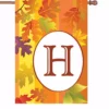 Accent Home & Garden 28 In. Fall Monogram Flag - H