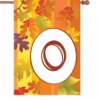 Accent Home & Garden Accent 28 In. Fall Monogram Flag - O