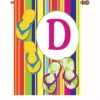 Accent Home & Garden 28 In. Summer Monogram Flag - D
