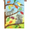 Accent Home & Garden Accent 28 In Flag -Squirrel Friends