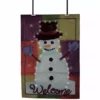 Accent Home & Garden 28 In. Flag - Snowman (Fiber Optics)