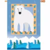 Accent Home & Garden - Sale 28 In. Flag - Polar Bear Mountain
