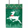 Accent Home & Garden 28 In. Flag - Joy Reindeer (Fiber Optics)