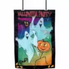 Accent Home & Garden 28 In. Halloween House Flag - Halloween Party (Voice Controlled)