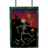 Accent Home & Garden 28 In. Halloween House Flag - Hip Hop Halloween (Voice Controlled) Accent