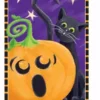Accent Home & Garden Accent 28 In. Halloween House Flag - Halloween Surprise Cat And Pumpkin