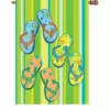 Accent Home & Garden 28 In. Flag - Summer Flip Flops Accent