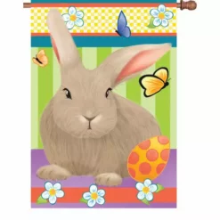 Accent Home & Garden 28 In. Flag - Hip Hop Bunny