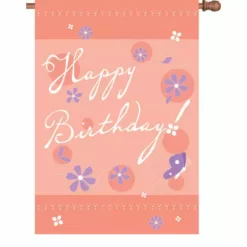 Accent Home & Garden Accent 28 In. Flag - Birthday Blast