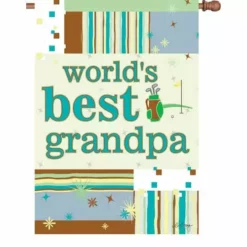 Accent Home & Garden 28 In. Flag - Best Grandpa Accent